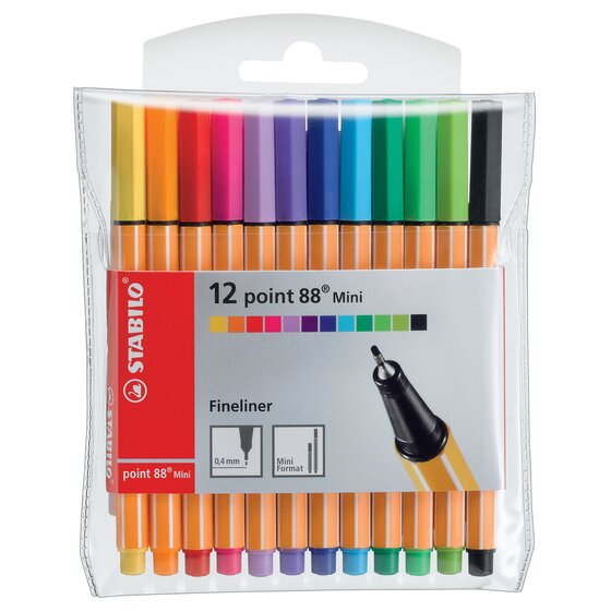 Stabilo Mini Point 88 688/12-1 Ast WAL12