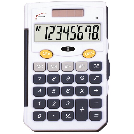 Jastek Pocket Calculator Blue