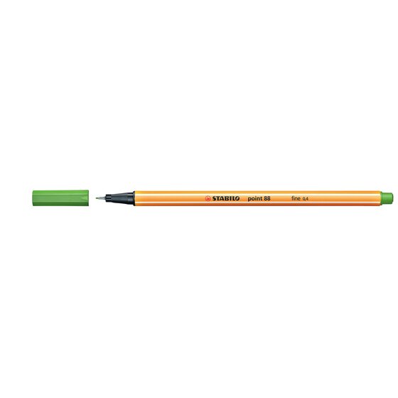 Stabilo Point 88 Fineliner Leaf Green Box 10