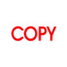 Deskmate Pre-inked Office Stamp Copy Red