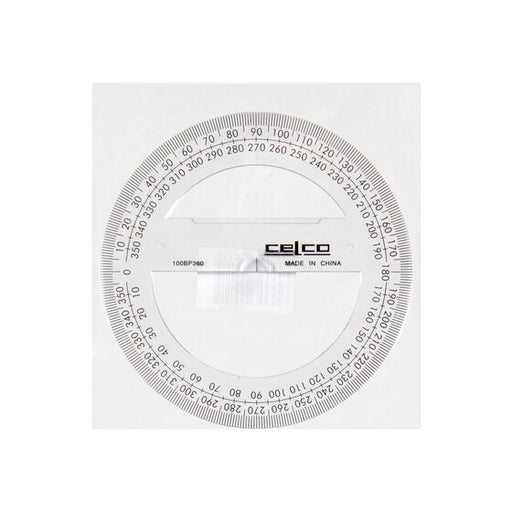 Celco Protractor 10CM 360DEG Bulk
