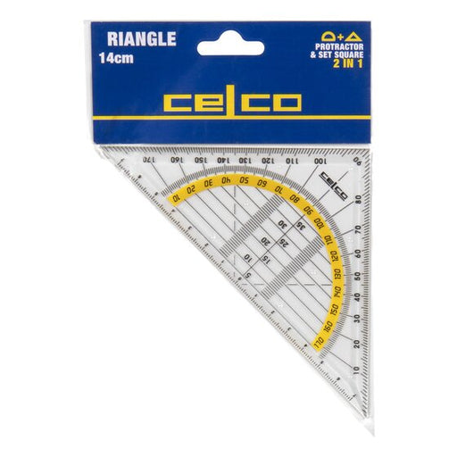 Celco 2 in 1 Set Square & Protractor
