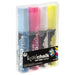 Texta Liquid Chalk Marker Wet Wipe Assorted Wallet 4 Bullet