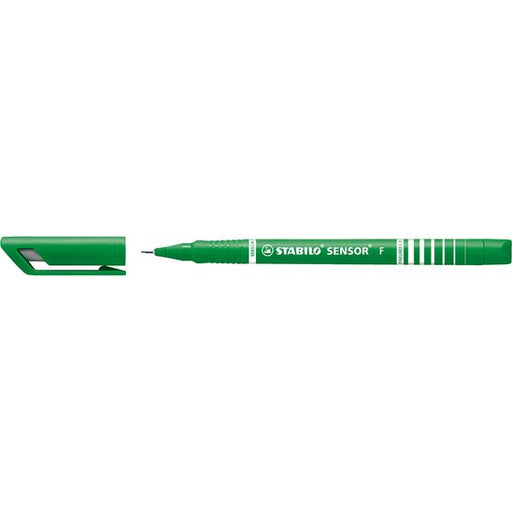 Stabilo Sensor Fineliner Green Box 10