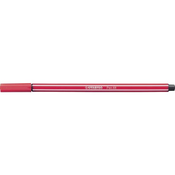Stabilo Pen 68 Fibre Tip Pen Dark Red