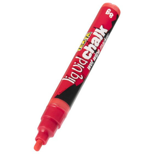Texta Liquid Chalk Marker Wet Wipe Red