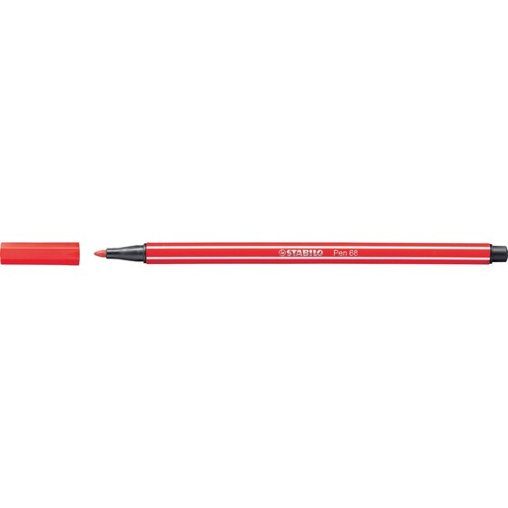 Stabilo Pen 68 Fibre Tip Pen Carmine