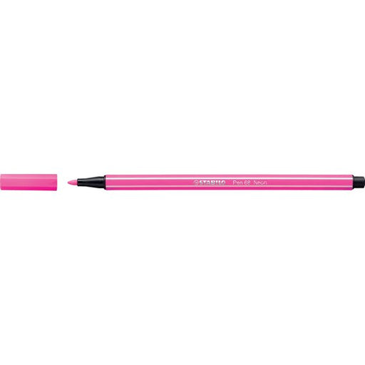 Stabilo Pen 68 Fibre Tip Pen Fluro Pink