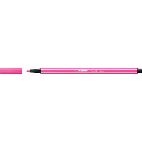 Stabilo Pen 68 Fibre Tip Pen Fluro Pink