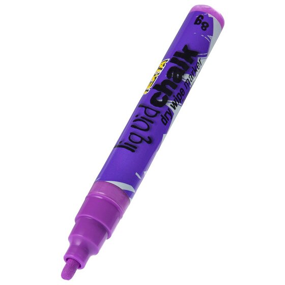 Texta Liquid Chalk Marker Dry Wipe Purple