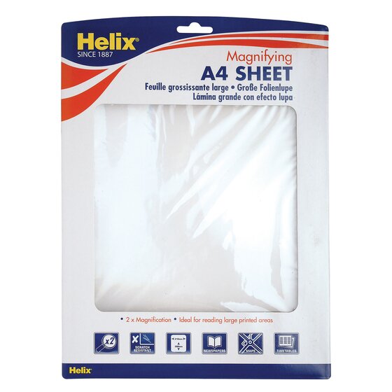 Helix Magnifying Sheet A4