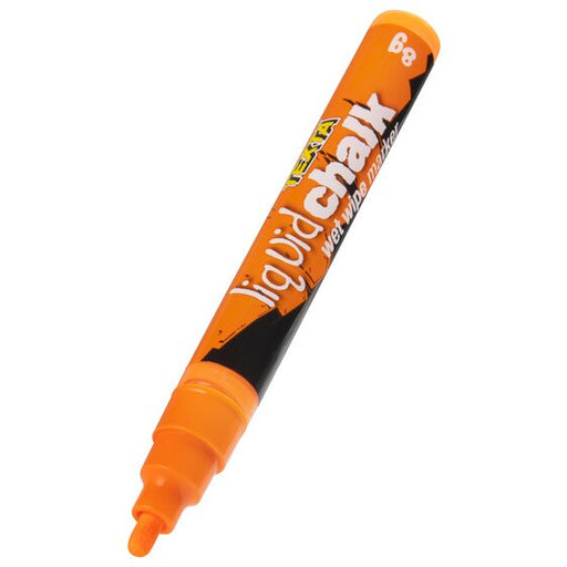 Texta Liquid Chalk Marker Wet Wipe Orange