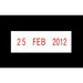 Deskmate Self-inking Dater Stamp Red