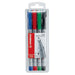 Stabilo Ohpen Universal Overhead Projector Pen Soluble Fine Asst Wall 4