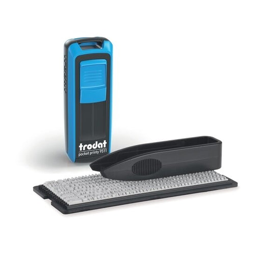 Trodat 9511 Diy Pocket Printy Typo Sky Blue