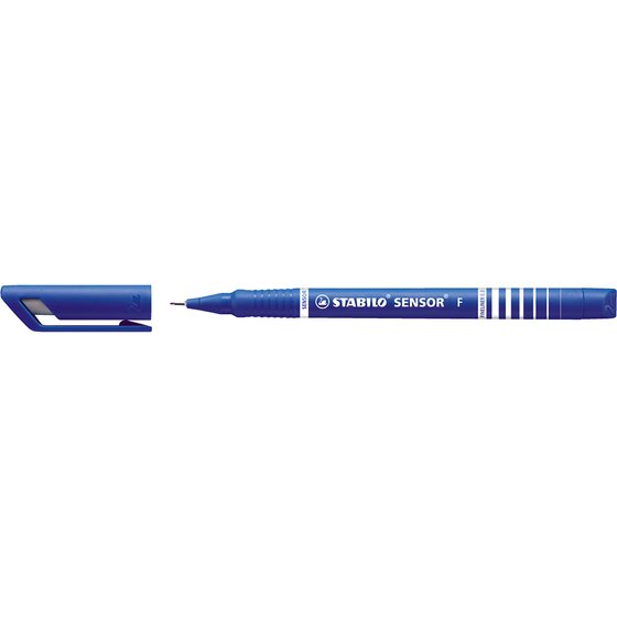 Stabilo Sensor Fineliner Blue Box 10