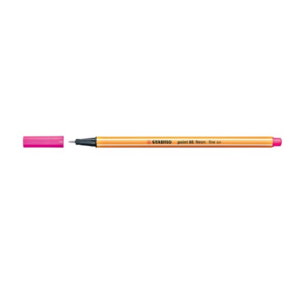 Stabilo Point 88 Fineliner Neon Pink Box 10