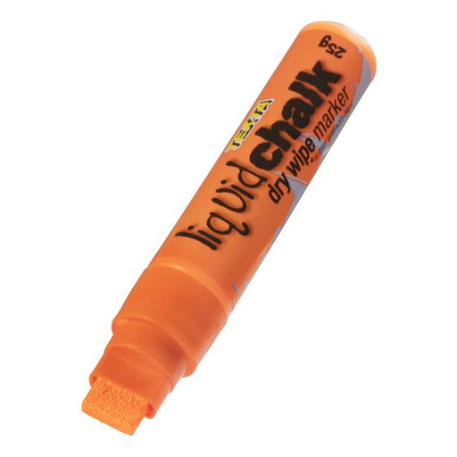 Texta Liquid Chalk Marker Dry Wipe Orange