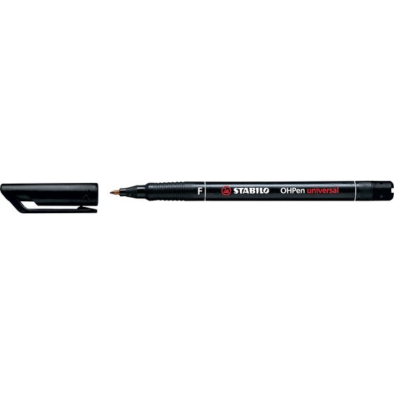 Stabilo Ohpen Universal Overhead Projector Pen Permanent Fine Black