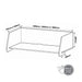 SANA Serenity Desk Screen 24mm Sit-Stand Slider Surround 1500 x 750 x 500mm