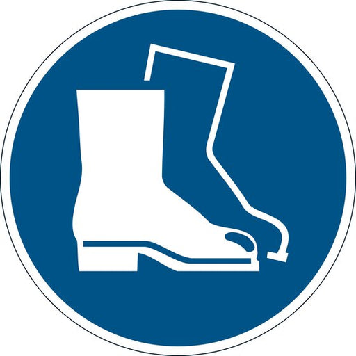 Durable Floor Marking Sign Use Foot Protection Blue 430MM