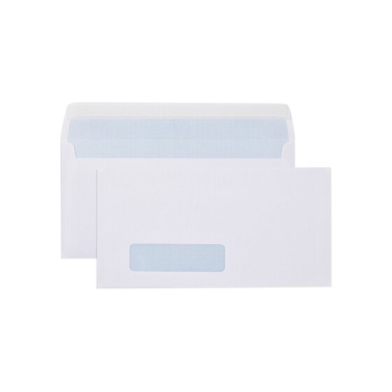 Cumberland Strip Seal Correspondence 80GSM Dlx 120 X 235MM White BOX500