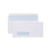 Cumberland Strip Seal Correspondence 80GSM Dlx 120 X 235MM White BOX500