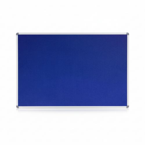 Visionchart Corporate Felt Pinboard Standard Frame 900 x 600mm Blue VF9060D