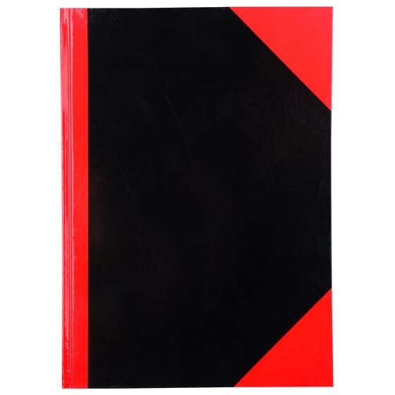 Cumberland Red & Black Notebook Gloss A4 100 Leaf