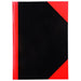 Cumberland Red & Black Notebook Gloss A4 150 Leaf