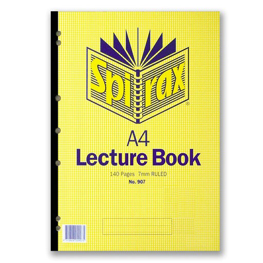 Spirax 907 Lecture Pad A4 140 Page S/O