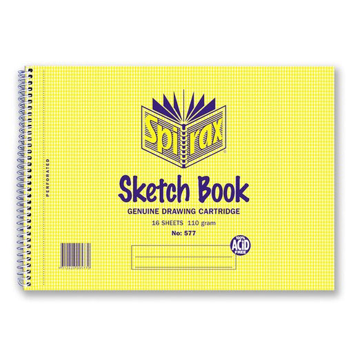 Spirax 577 Sketch Book 177X245MM 16 LEAF/32 Page