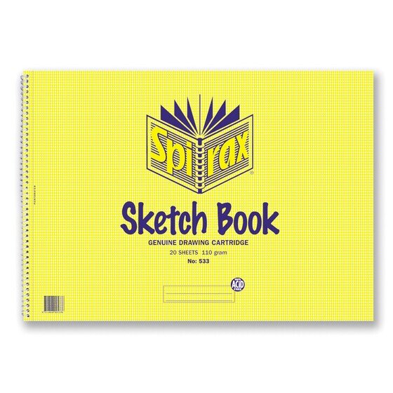 Spirax 533 Sketch Book A3 297X420MM 20 LEAF/40 Page