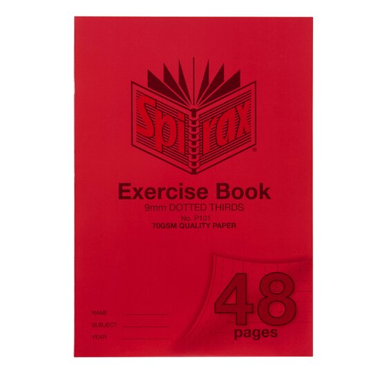 Spirax P101 Exercise Book A4 9MM Dt 48PAGE
