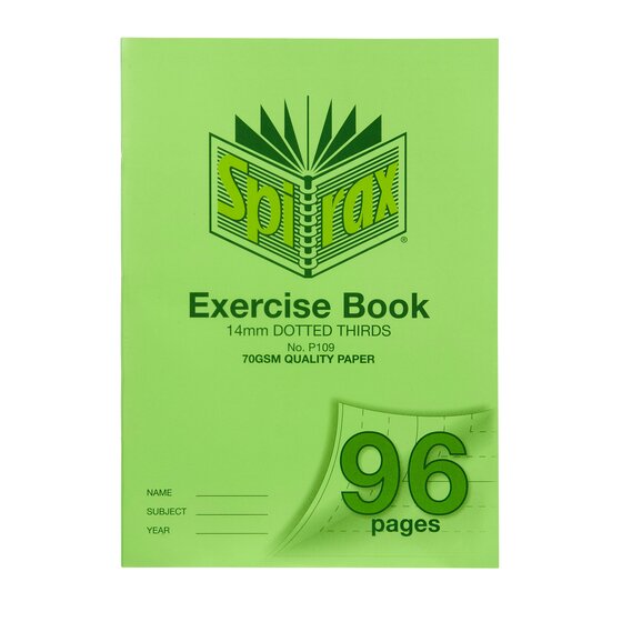 Spirax P109 Exercise Book A4 14MM Dt 96PAGE
