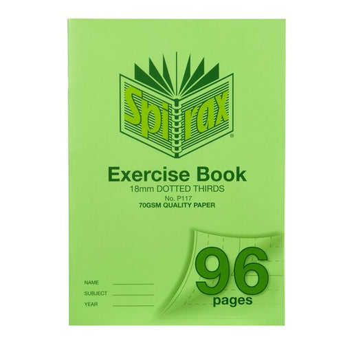 Spirax P117 Exercise Book A4 18MM Dt 96PAGE