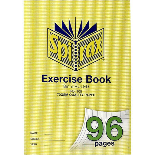 Spirax PP Graph Book A4 96PAGE 10MM