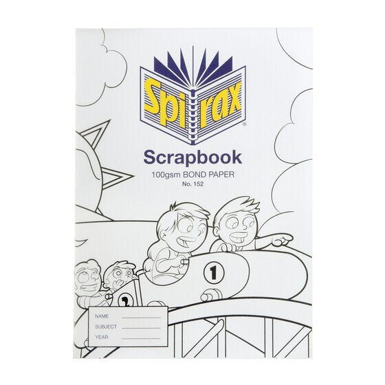 Spirax 152 Scrapbook 64 Page 335X245MM 100GSM PP Cl