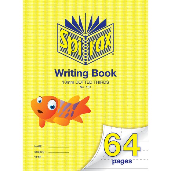 Spirax 161 Writing Book 64 Page 335X240MM 18MM Dotted