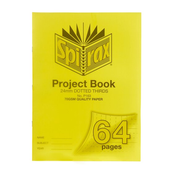 Spirax P163 Project Book 330X240 24MM Dt 64PAGE