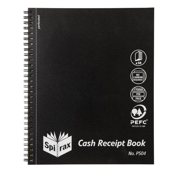 Spirax P504 Cash Receipt Quarto Quatro