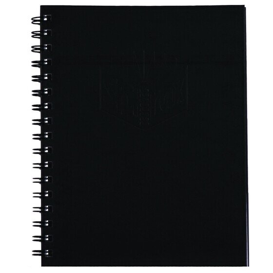 Spirax 511 Hard Cover Book 225X175MM 200 Page Black