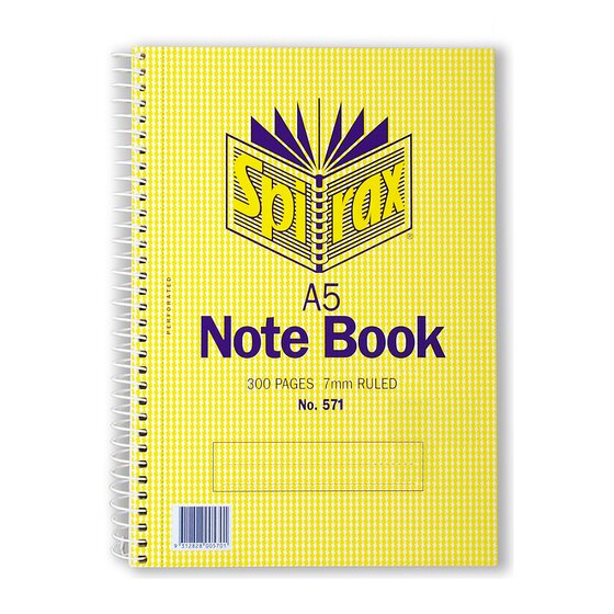 Spirax 571 Notebook A5 300 Page S/O