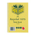 Spirax 812 Recycled Notebook A5 120 Page