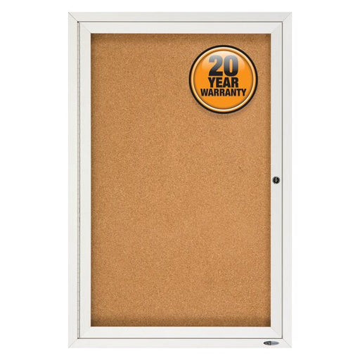 Quartet Enclosed Board Cork 600X900MM 1 Door