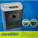 Large Paper Shredder Confidential Destruction using Confetti Cut - Large 20L Bin also Cuts CD's & Credit Cards