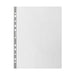 Marbig Sheet Protectors Medium Weight A4 Silver Strip 100BOX