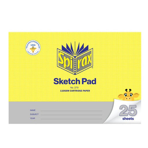 Spirax Sketch Pad A4 25 Leaf Cartridge