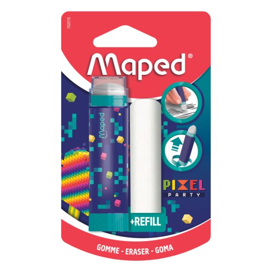 Maped Pixel Party Eraser Tube