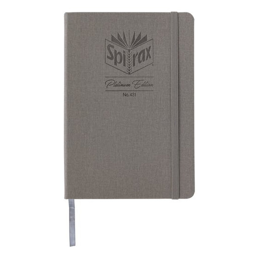 Spirax Platinum A5 Linen-look Journal Storm